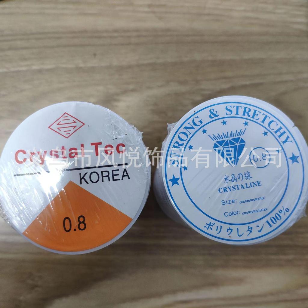 DIY Jewelry Supplies: Transparent Elastic Crystal Beading Line for Handmade Bracelets
