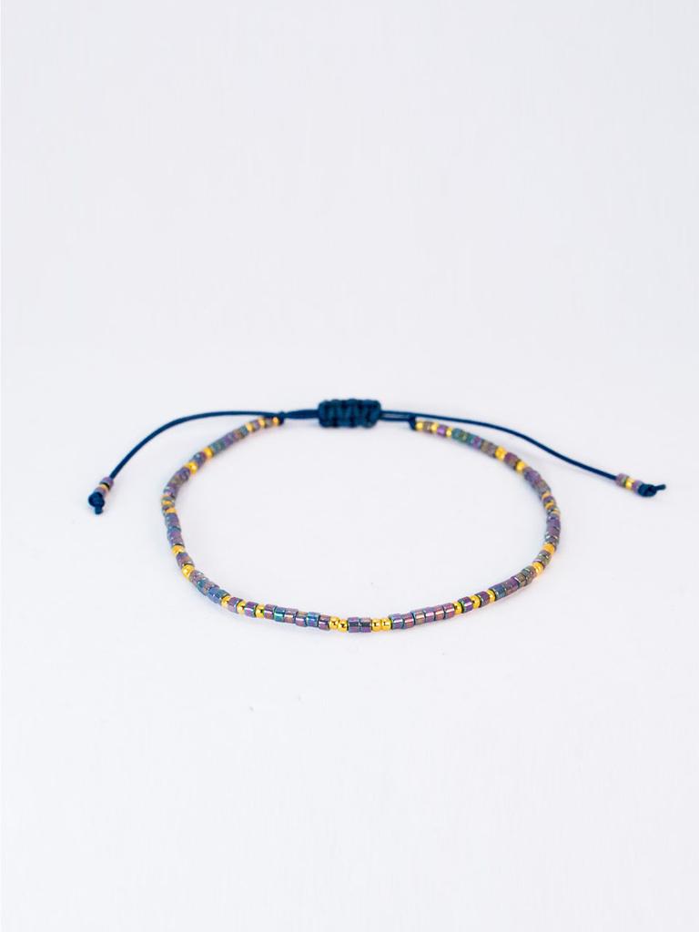 Harang Hr 353B_Color Beads Fabric Bracelet