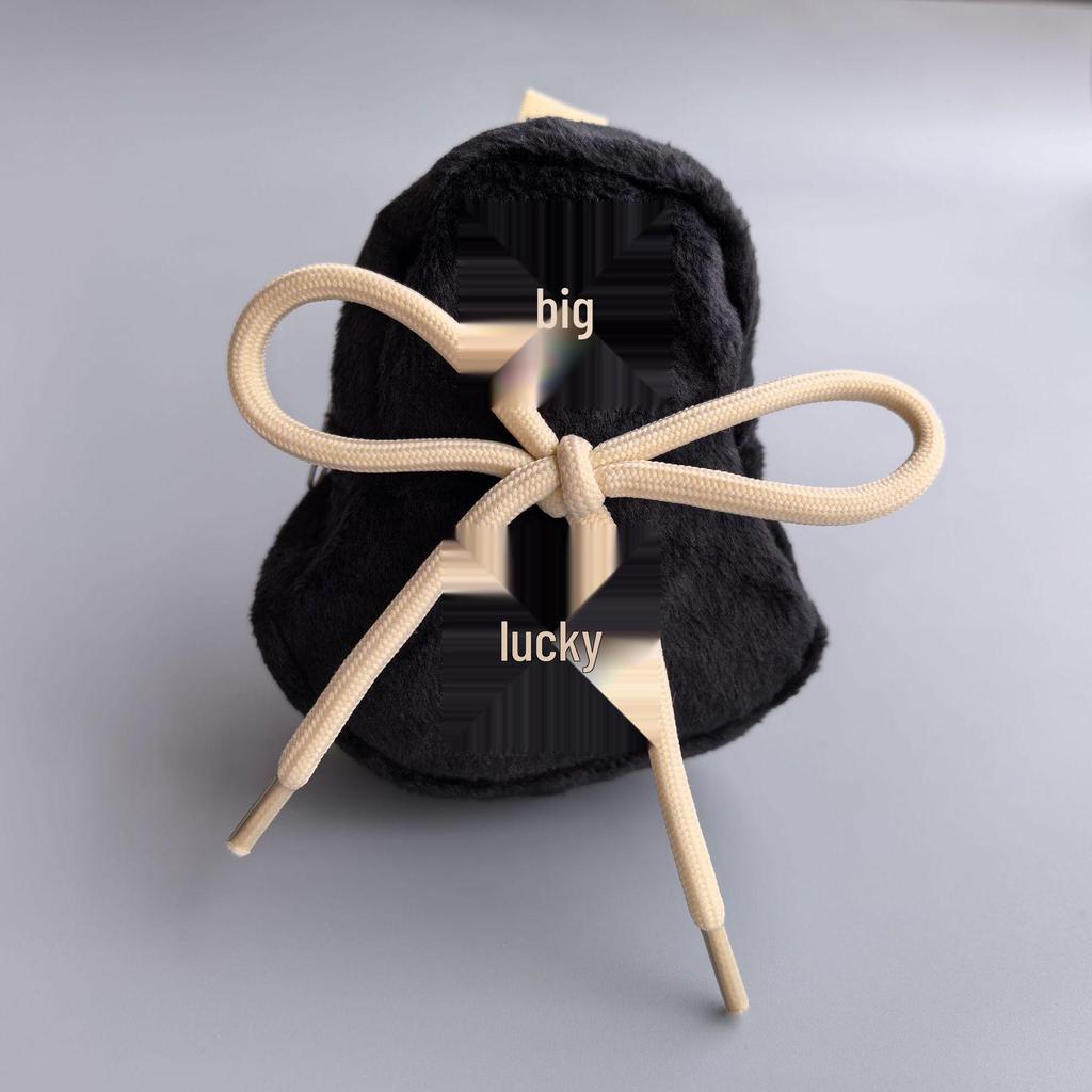 Căști Colorate & Pandantiv Portofel Monede Rucsac Mini cu Design Casă Ciupercă și Șnur pentru Telefon