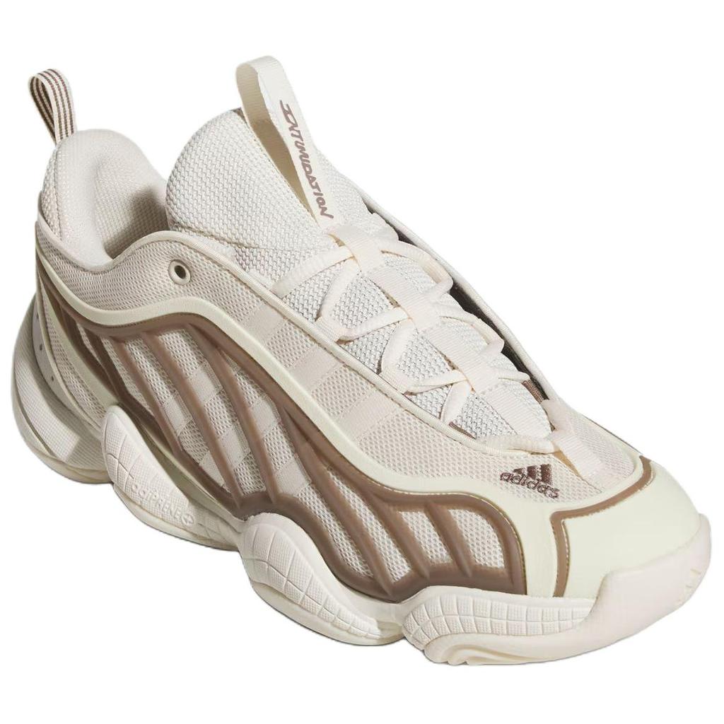 New Adidas Intimidation Abrasion Resistant Low Top Vintage Basketball Shoes Unisex White JR8217