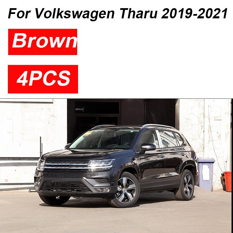 Painted For VW Volkswagen Tharu Accessories - 4PCS Front Mudguard Splash Guard Rear Muds Fenders Wheels Car Accessories