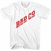 Bad Company Red Logo White Adult T-Shirt