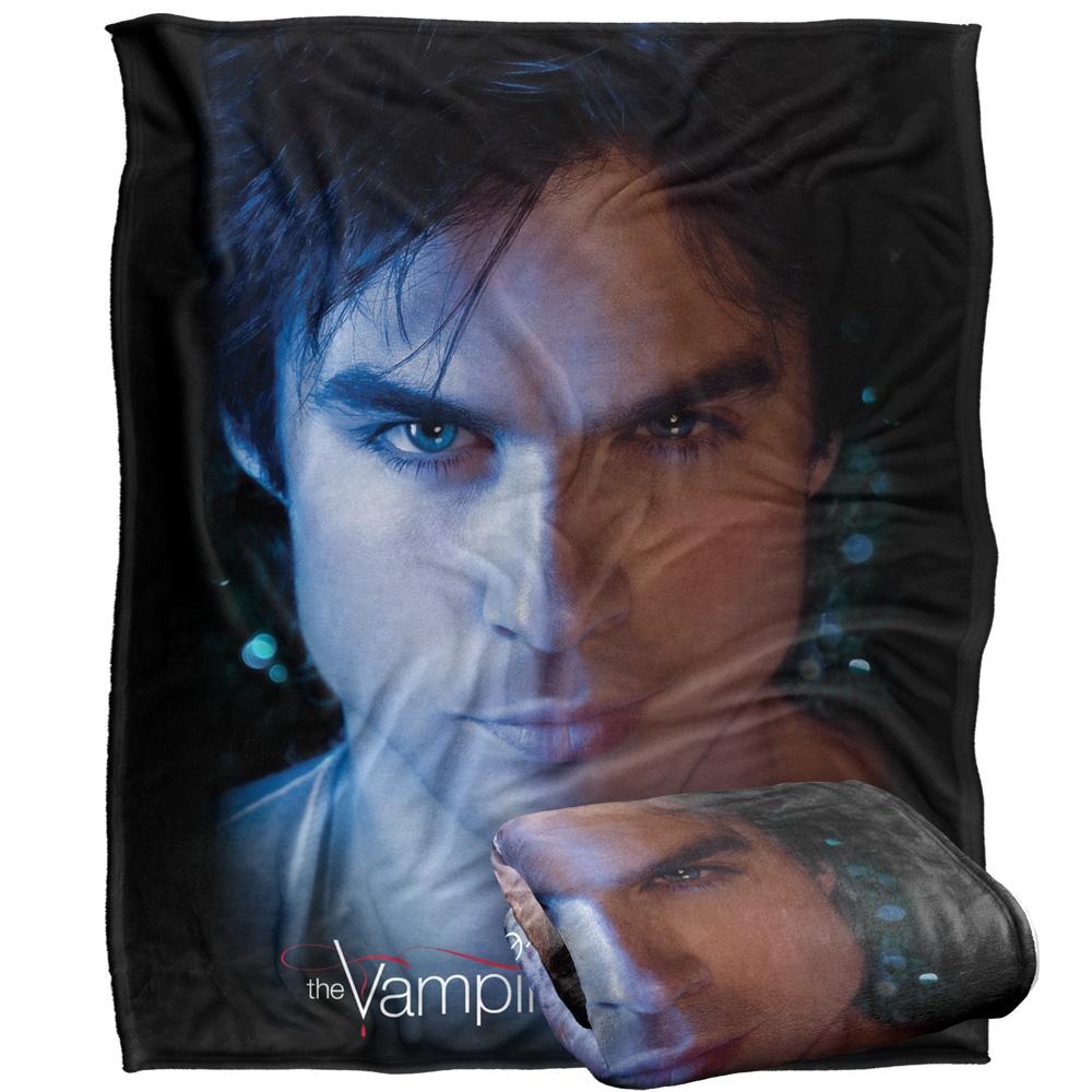 Vampire Diaries Headshot Damon Blanket