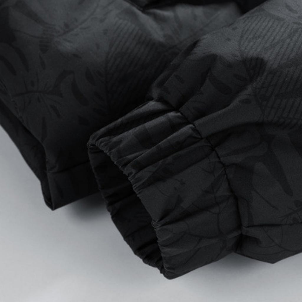 Men's Casual Camouflage Maple Leaf-printed Hooded Cotton-padded Jacket, Men's Detachable Hat With Cotton And Thickened Cotton-padded Jacket