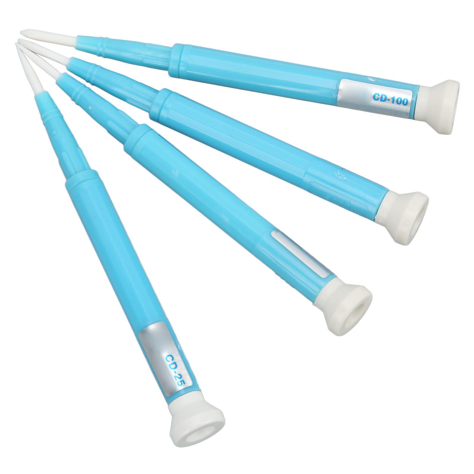 

4Pcs Ceramic Screwdriver Adjusting Stepper Drivers Bit Slot Cross 1.3mm 1.8mm 2.6mm 2mm