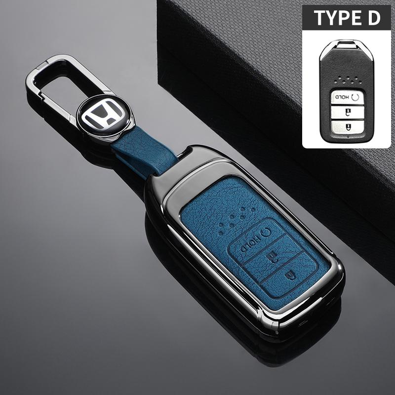 Car Key Case Cover Protection Shell For Honda Civic CRV HRV Accord Pilot Fit Freed Vezel Odyssey 2018-2022 EX EXL Smart Keyless
