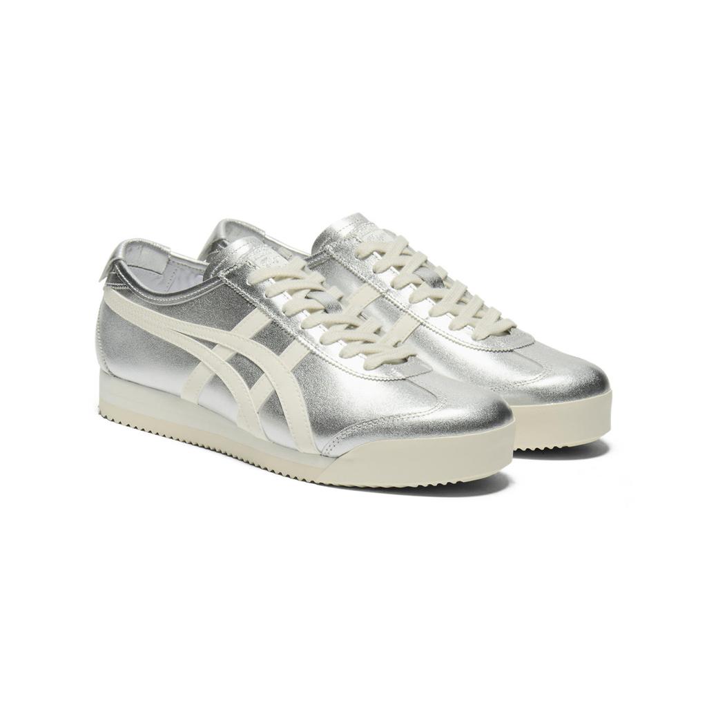Onitsuka Tiger Mexico 66 PF Leather Retro Silver Support Low Top Lifestyle Sneakers Unisex sneakers 1183C632-020
