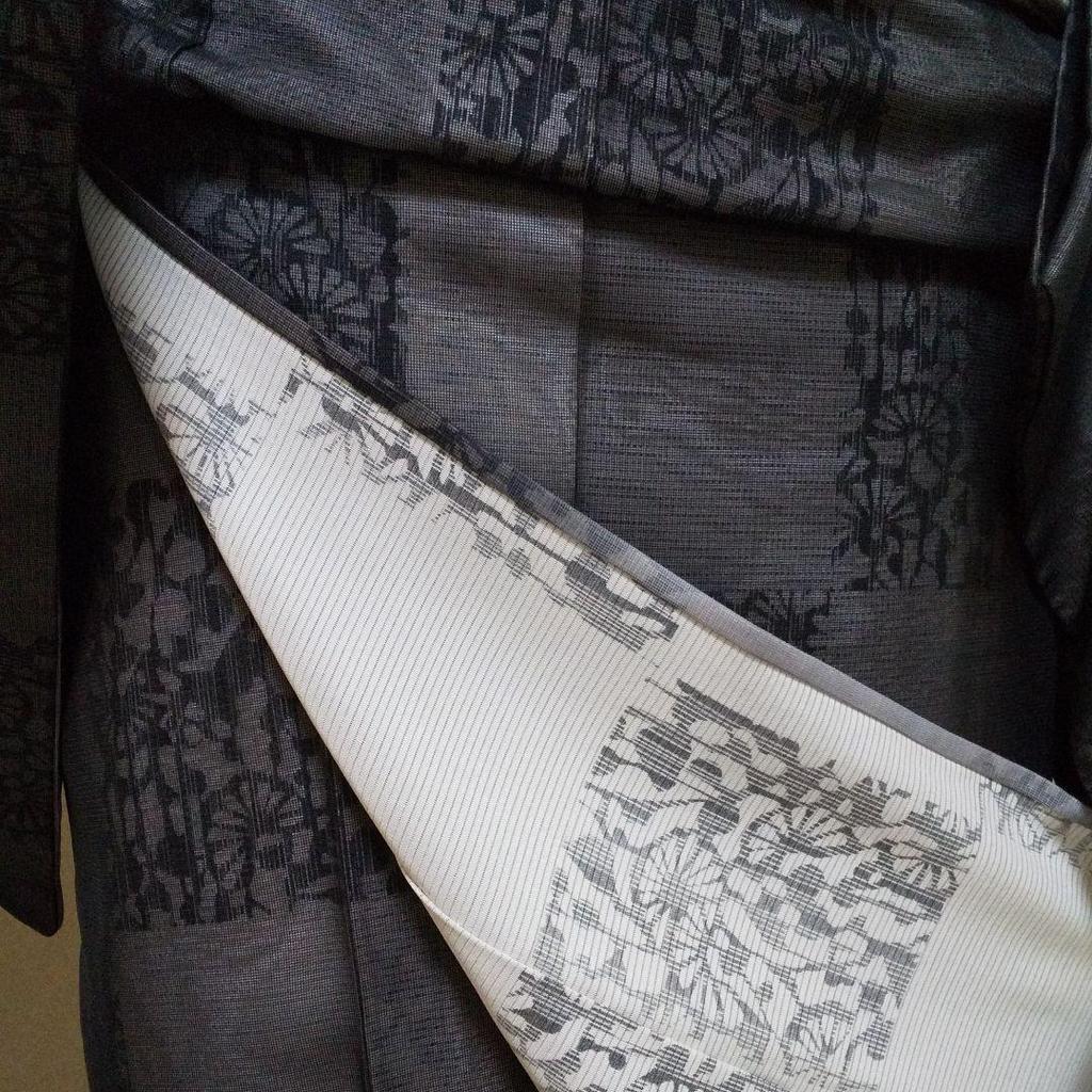 Used Japan Kimono Custom Made Unlined Kimono Sheer Lined Kimono