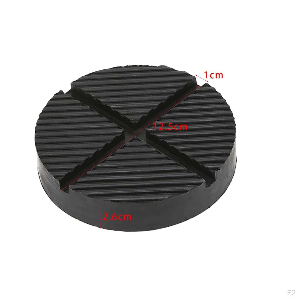 Car Lift Jack Stand Rubber Pad Floor Adapter, Round Rail Pinch Weld Protector,