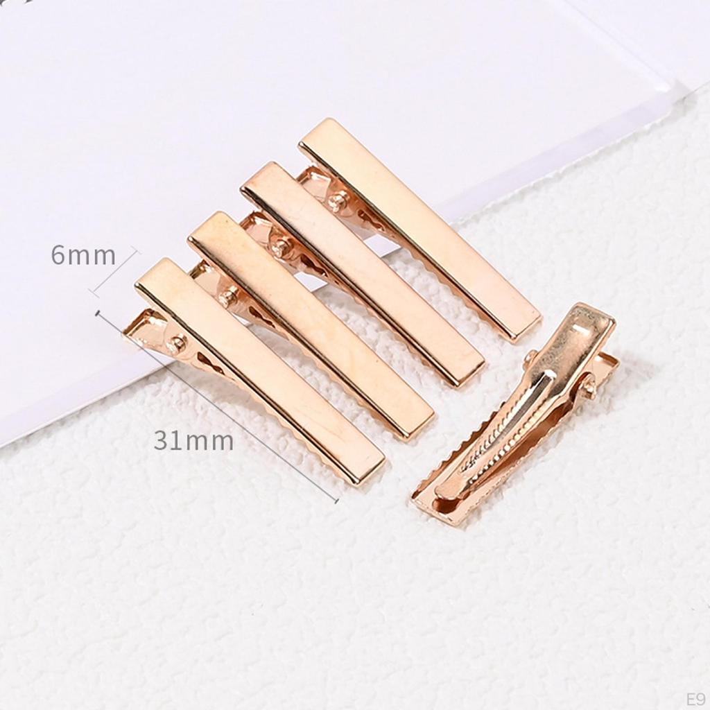 50 pieces Hair Clips, Flat Duck Bill Hairpins Hairclips, for Styling DIY Accessories Salon Bows