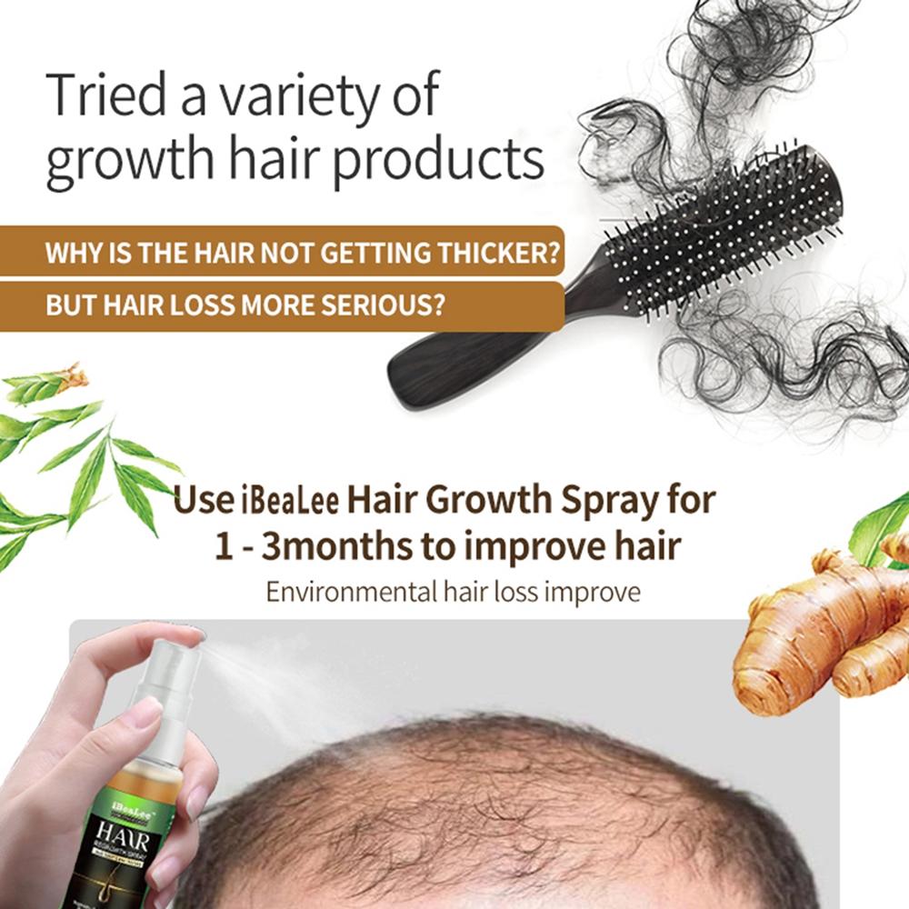 Ginger Hair Growth Products Fast Growing Hair Essential Oil Beauty Hair Care Prevent Hair Loss Oil  Treatment for Men Women
