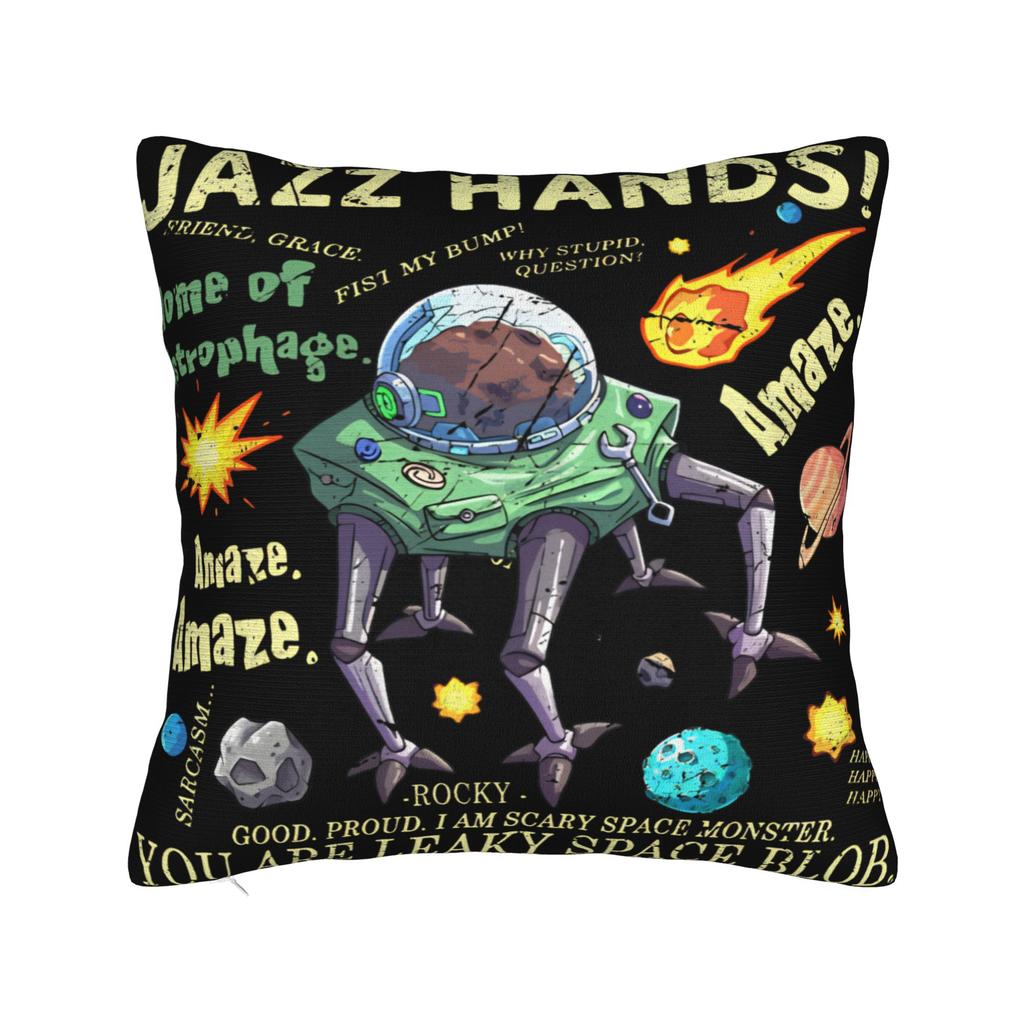 Project Hail Mary Rocky AMAZE Pillow Cover Cute Funny Pillow Case For Sofa Couch Bed Living Room Comfy Cushion Cover Gift