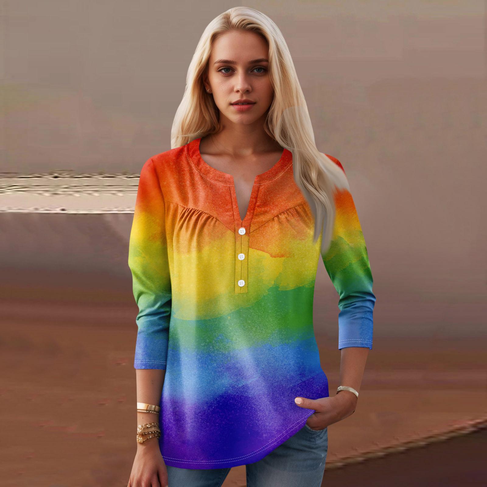 

Женская мода повседневный топ с длинным рукавом и круглым вырезом с цветочным принтом M шафрановый