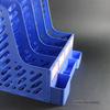 New Arrival Creative 4 Grid Hanaper A4 Folder Storage Seat File Holder Bookshelf Office Stationery Storage Rack Quadruple