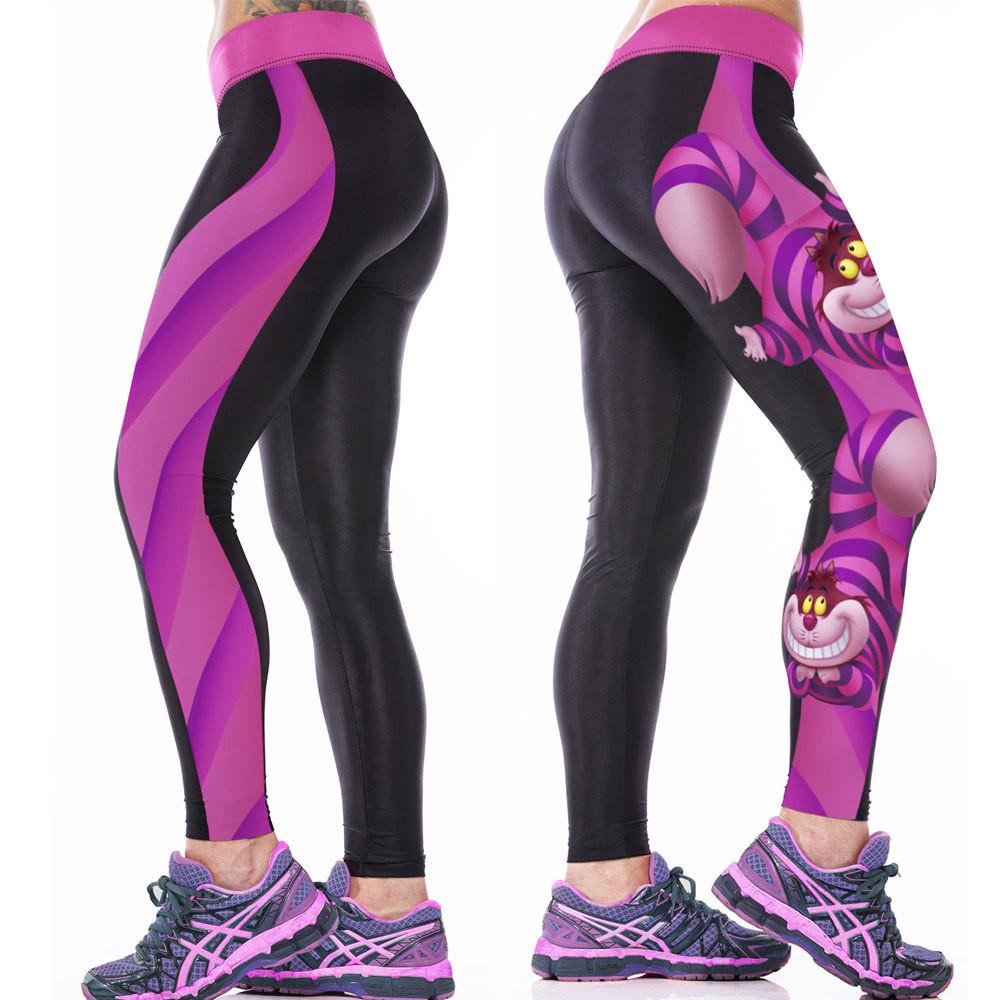 Leggings de Yoga Imprimés 3D pour Femmes Taille Haute Contrôle du Ventre Capri en Mélange de Soie de Lait