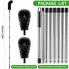 Gutter Cleaning Brush Roofing Tool Easy Remove Telescopic Extendable Pole Roof Drain Sink Filter Brush Sewer Brush