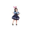 [asayurii] Girls' Rabbit and Fox Police Halloween Costume, Kids' One-Piece Dress, Anime Animal Costume, Long or Short Sleeve, Police Officer Costume,