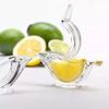 2pcs Acrylic Manual Lemon Squeezer Transparent Citrus Press Durable Hand Press Squeezer Bar Gadget