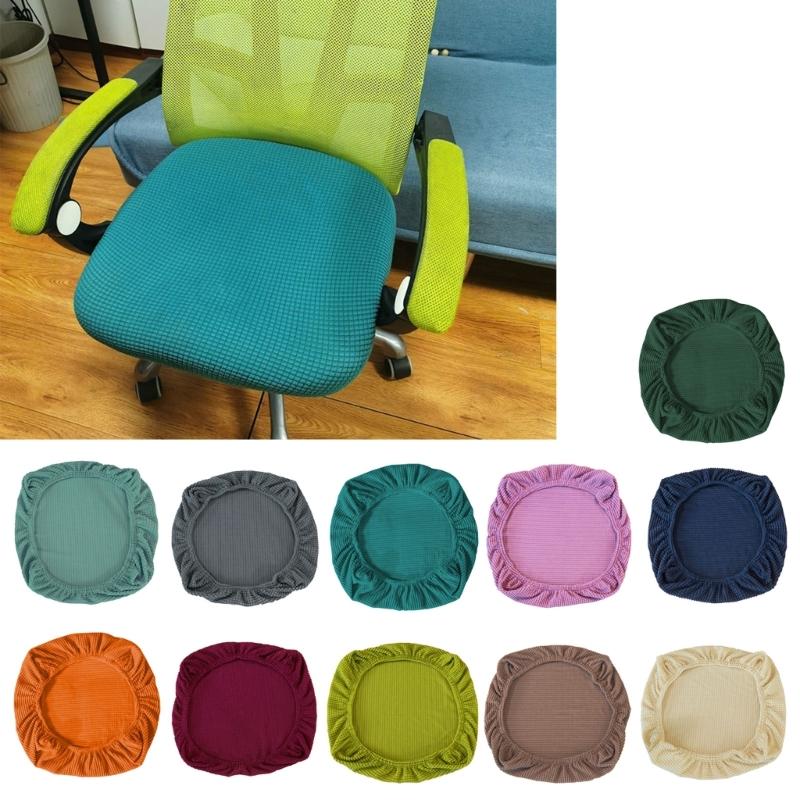 Corn Velvets Office Gamings Chair Cover Home Stretch Spandex Computer Rotating Lift Armchair Seats Cover Dust-proof