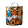 Halloween Quilted Cotton Basket for Clothes Storage and Organization