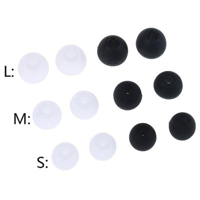 6 Paare/2*(S+M+L) Silikonkautschuk-Ohrstöpsel-Ohrpolster Universal-In-Ear-Kopfhörer-Ersatz-Ohrhörer-Ohrstöpsel-Pads Kissen