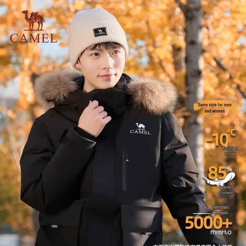 CAMEL Women's Extreme Cold Parka Down Jacket