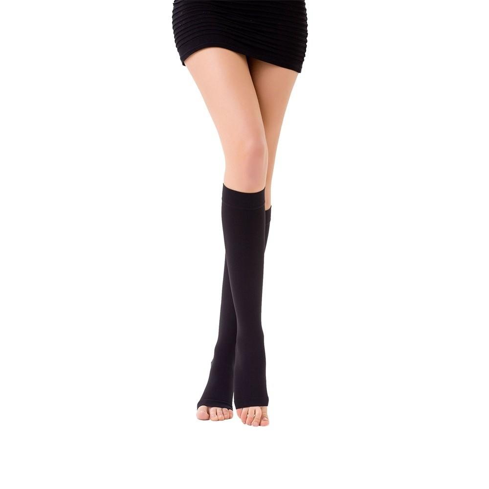Cool Material Compression Stockings Open Toe Graduated Pressure Stockings  Swollen Legs Prevention
