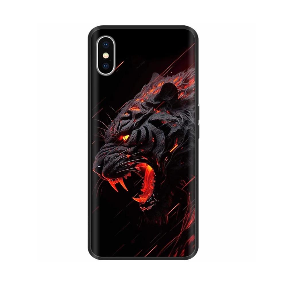 For iPhone X XS Flowers Soft TPU Silicone Phone Cases Shockproof Cover For iPhone X Xs Max XR Soft Liquid Housing Fundas Capa