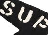 Supreme Faux Fur Lined Zip Up Hooded Sweatshirt Black
