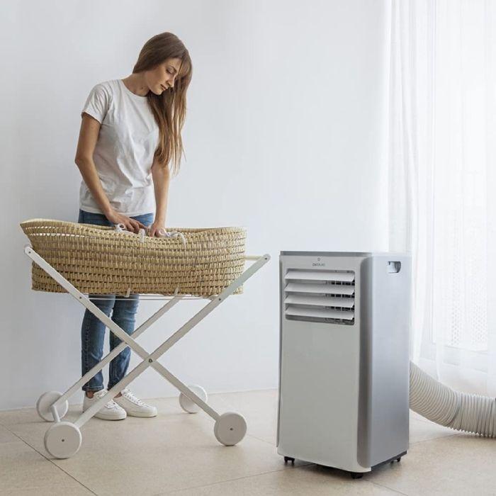 Cecotec Portable Air Conditioner with Remote Control ForceClima 9100, 9000 BTU, LED Display, 4 Modes, 2 Speeds, Coverage Up To 25m2, K