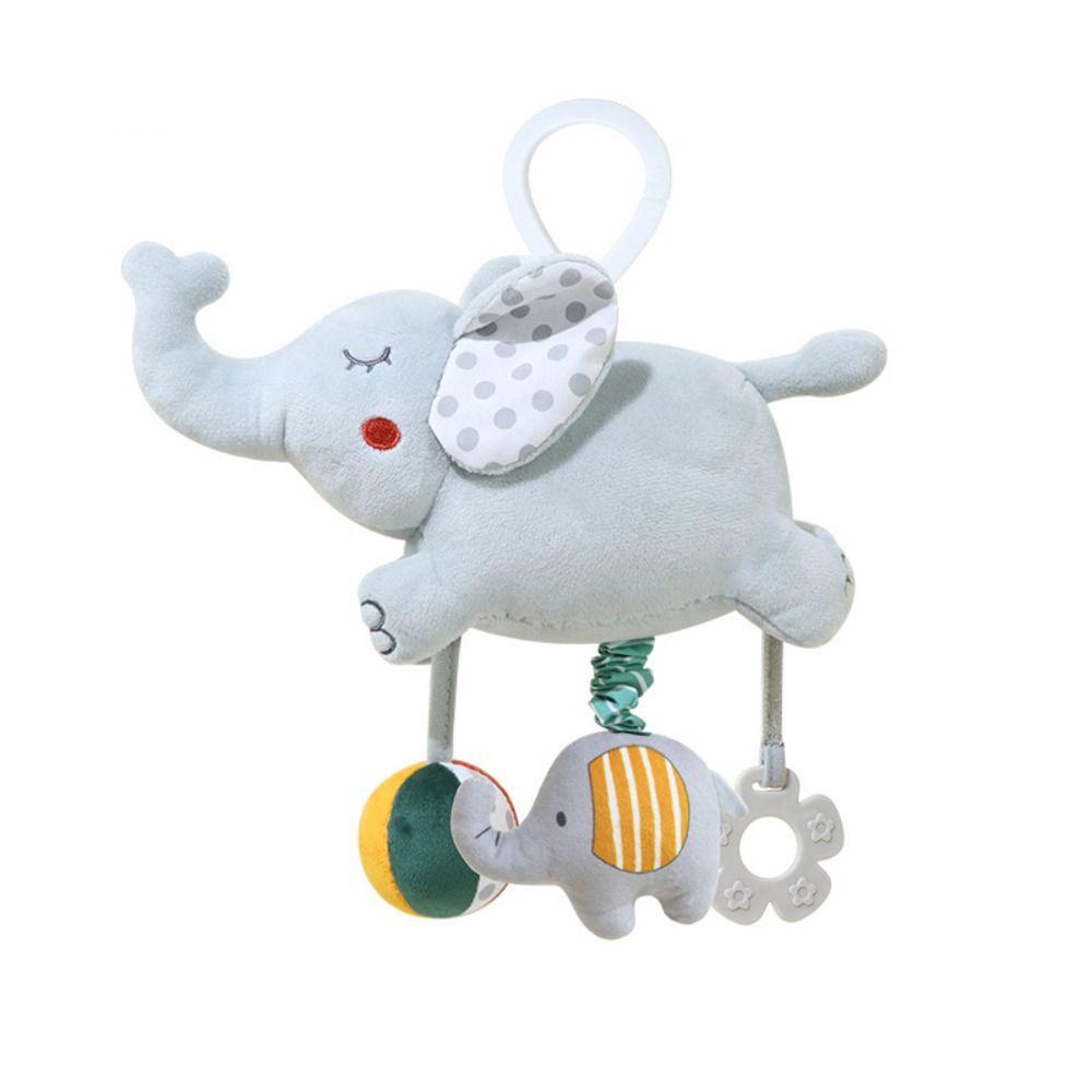 Hanging Rattles Animal Wind Chime Soft Cartoon Style Baby Bed Bell  Infant Newborn