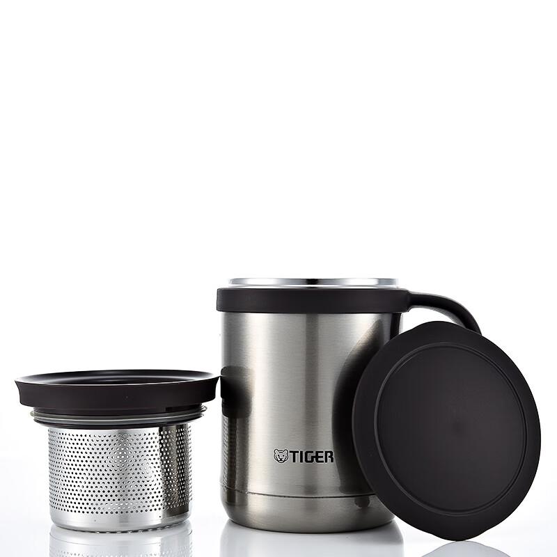 Tiger (TIGER) Insulated Water Bottle with Tea Filter, Stainless Steel Office Cup CWM-A035 Stainless Steel Color 350ml
