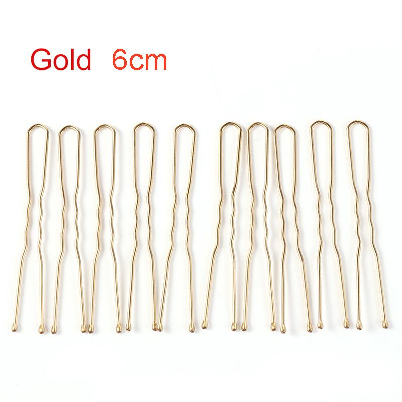 5/7cm 20Pcs U Shaped Hairpin Hair Clips Bobby Pins Metal Barrette Women Modeling Tools Bridal Hairstyle