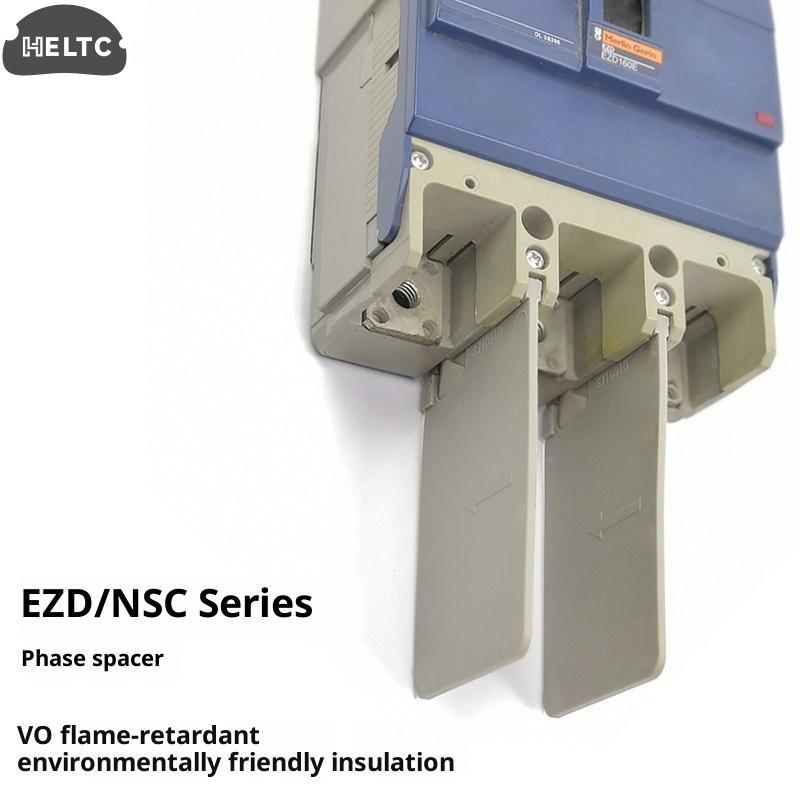 5Pcs EZD NSC Series Circuit Breaker Phase Spacer V0 Flame Retardant Insulation Barrier EZD(NSC)60/100 EZD160/250 EZD(NSC)400/630