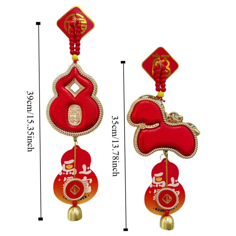 Horse Chinese New Year Decoration Gourd Shape Traditional Design Spring Festival Pendants Zodiac Widely Use