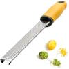 Stainless Steel Zester Grater Lemon Cheese Grater Manual Ginger Garlic Vegetable Grater Kitchen Tool with Handle