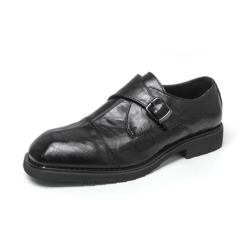 

Men s new leather shoes Luxury designer trendy styles Party groom wedding suit 38-46 Adult Black plus size dress Young 46