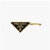 Prada 1if051 2ba6 F0632 Triangle Logo Hair Clip