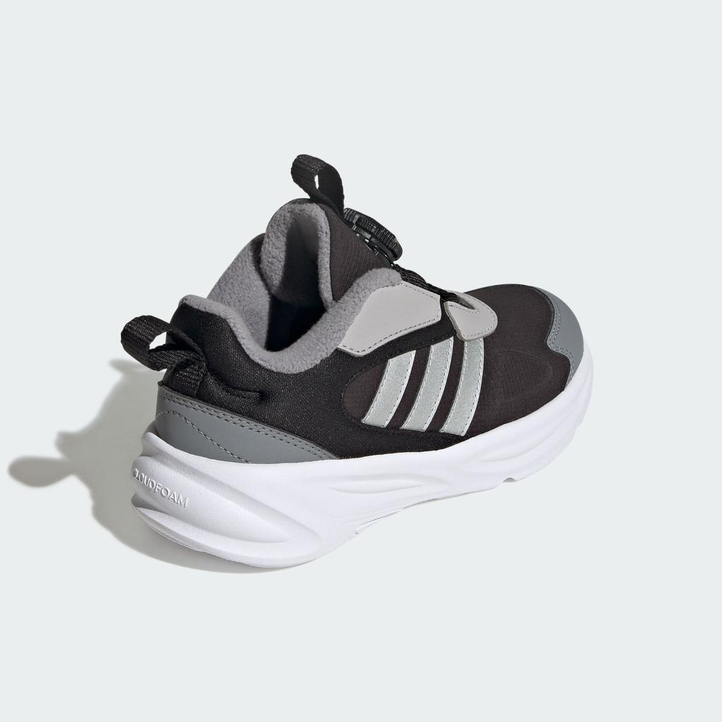 adidas Ozelle Low Top Casual Shoes Black Gray Kids'