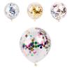 Vibrant 12" Confetti Balloon Latex Helium Perfect For Memorable Birthday Wedding Parties