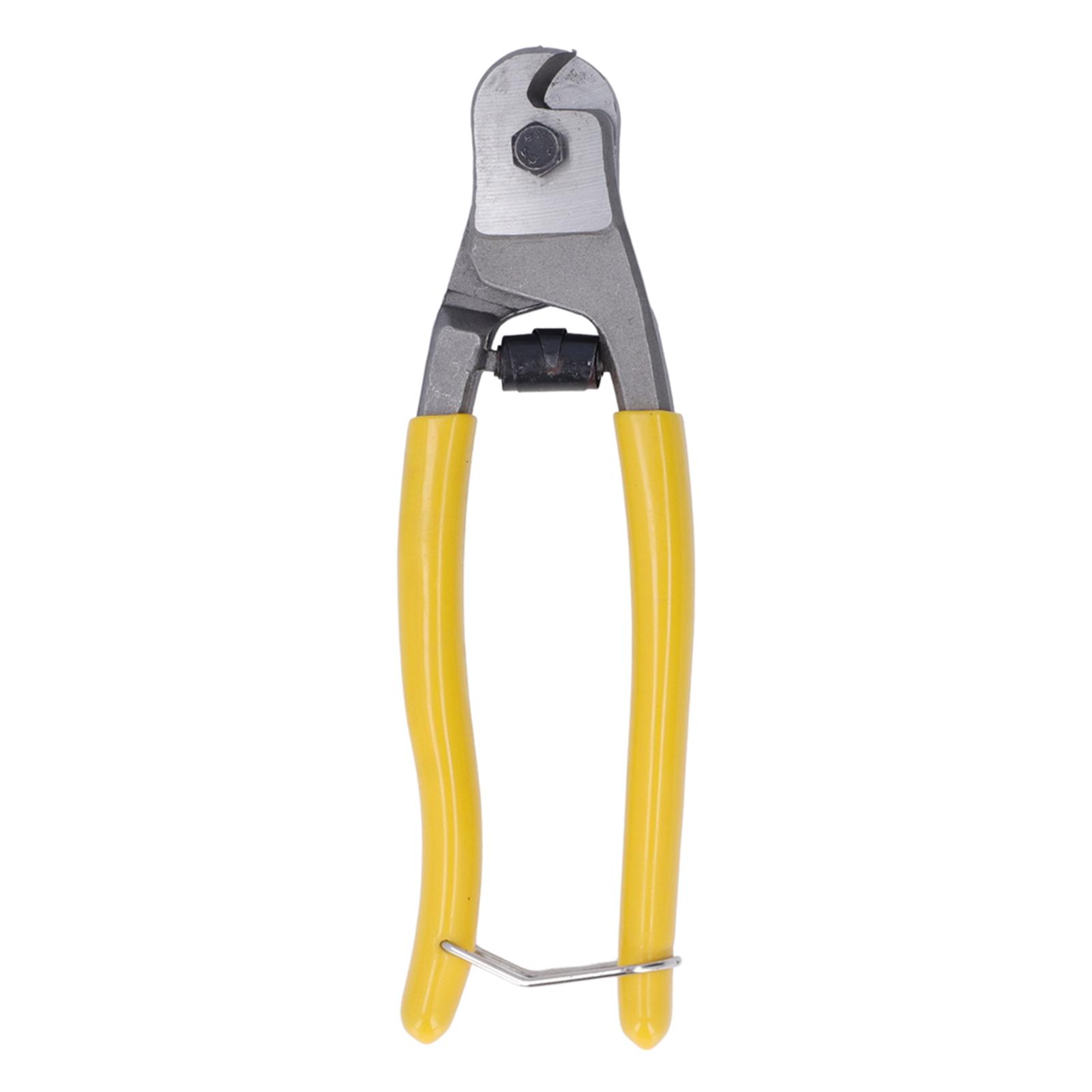 

Wire Cutter Tool Steel High Sharpness Sturdy Durable Rustproof Effort Saving Ergonomic Design Cable Cutter