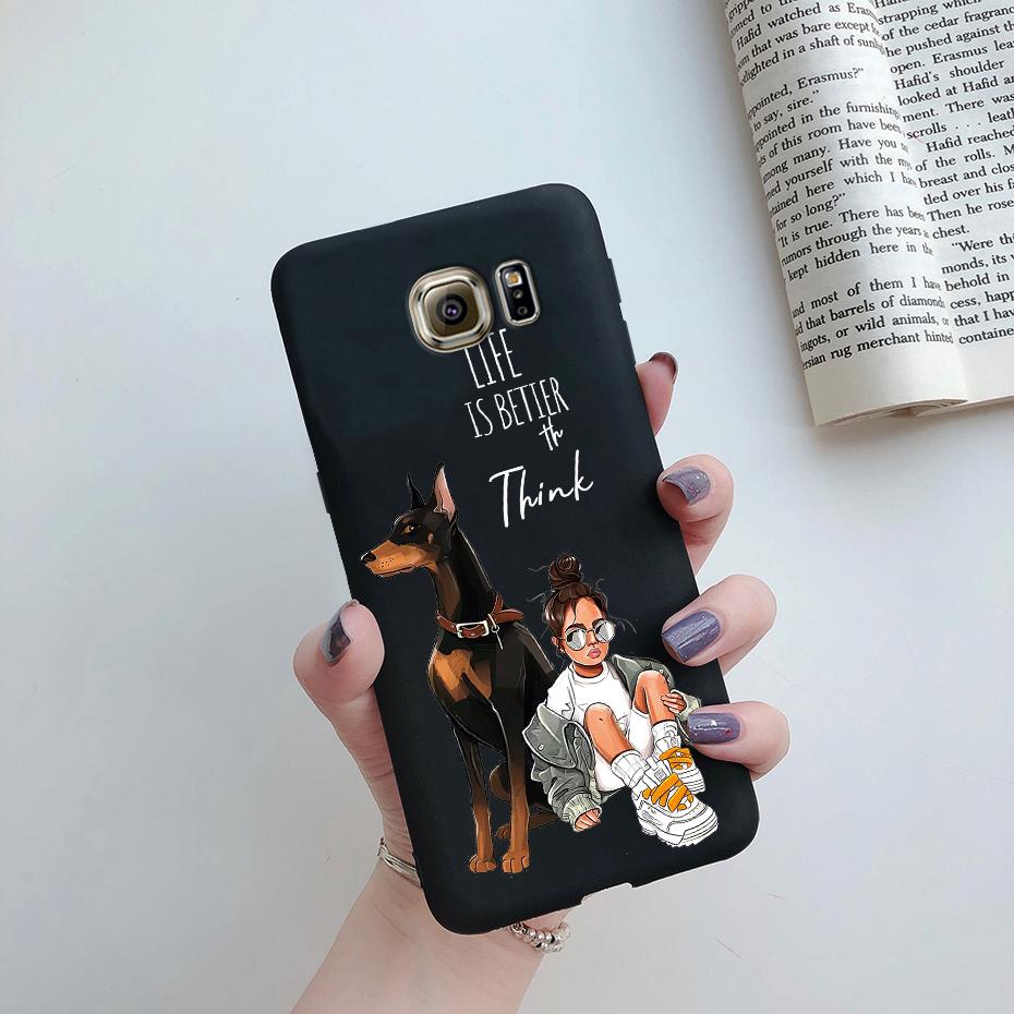 For Samsung Galaxy S7 egde case Cover for Samsung Galaxy S6 edge Case for Samsung S7 S6 G920F SM-G925F Cover Cute Silicon Fundas