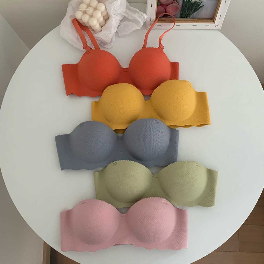 Minimalist Onepiece Japanese Girl Bra With Breathable Nylon Fabric For Teens And Young Adults