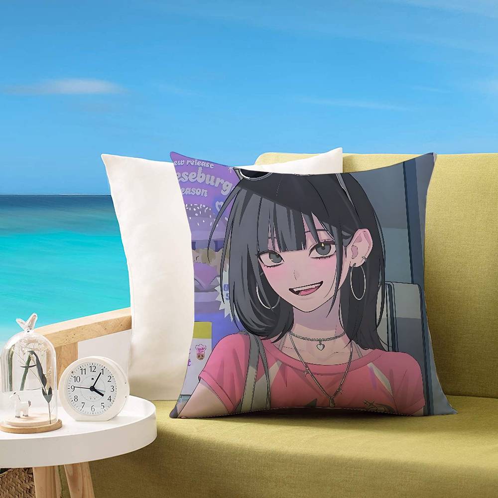 Anime Link Click Pillow Case Cushion Cover Soft Cute Throw Pillow Case For Car Sofa Pillowcase Polyester With Zipper