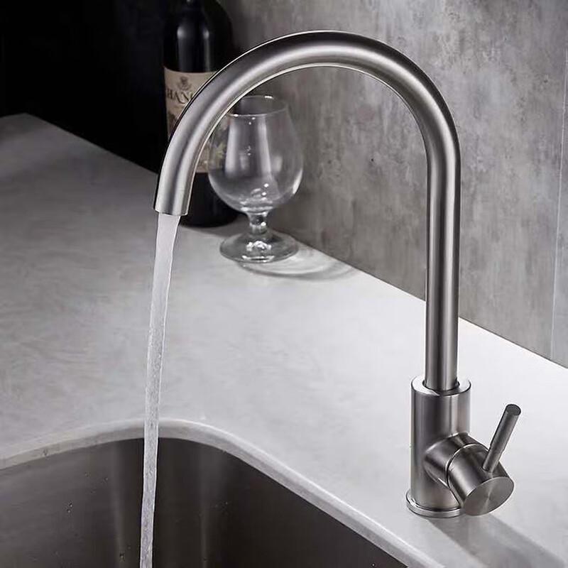 HANDIEER 304 Stainless Steel Rotatable Kitchen Faucet
