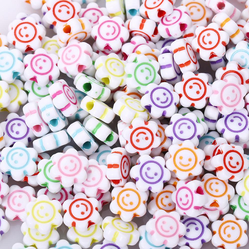 Acrylic Letter Beads for Kids' Jewelry Making – Educational DIY Beading Accessories