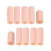 20 Pcs Silicone Gel Toe Finger Caps Covers Sleeves Tubes Unisex
