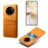 For Realme 14 Pro 5G Case Dual Card Slots PU Leather+Hard PC Phone Cover