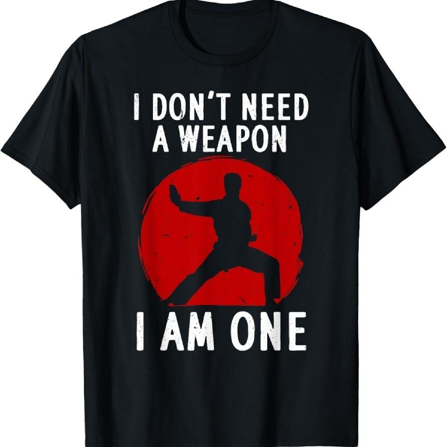 Funny Karate For Men Women Karate Black Belt Martial Arts T-Shirt