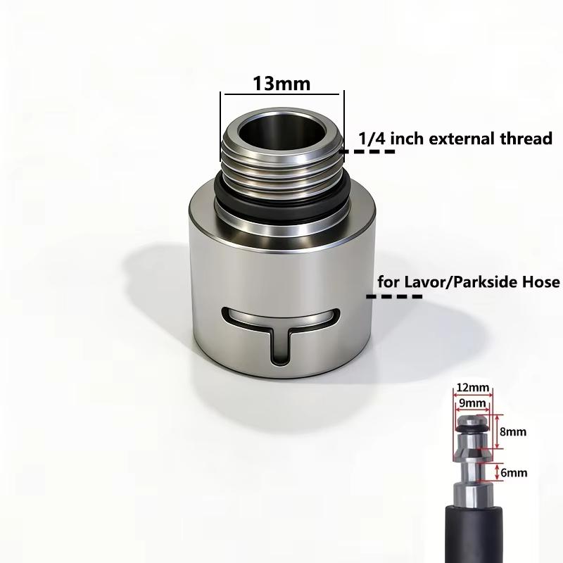 

1Pcs External Thread Connect Cleaning Nozzle Tips 1/4 3/8 Inch Pressure Washer Adapter K Series For Karcher/Lavor